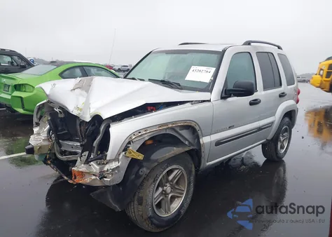 2004 Jeep Liberty Sport из США, поврежденный, VIN 1J4GK48K64W292708